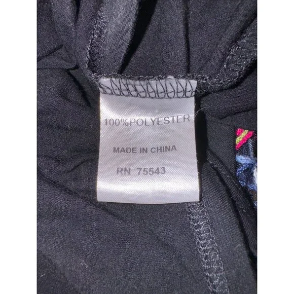 Raozoli Colorful Embroidery Blouse Tunic Women Size Large - Picture 9 of 10